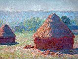 Paris Musee D'Orsay Claude Monet 1891 Haystacks End Of Summer Morning 